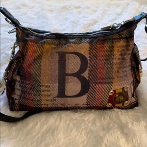 L.A.M.B. Multicolor Plaid Crossbody Bag